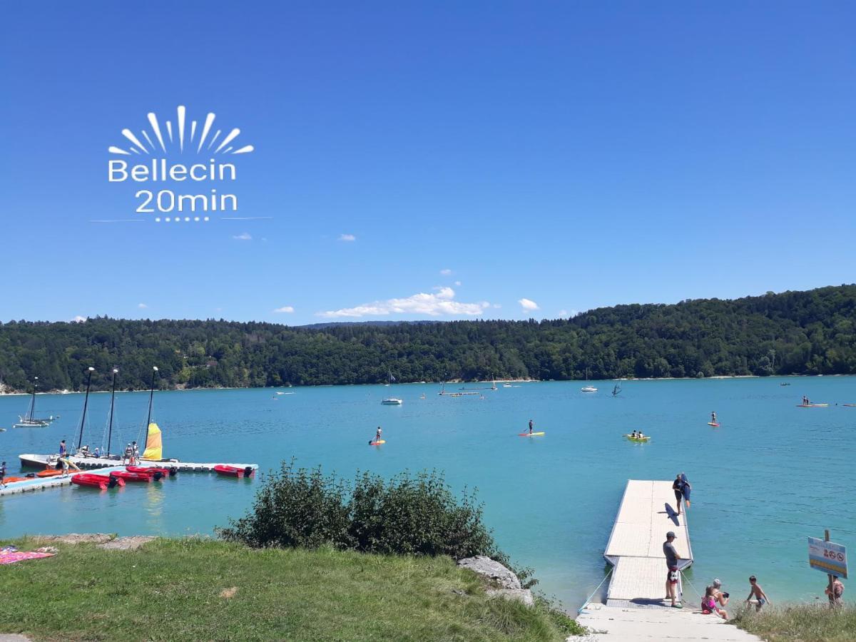 Entre Lacs Et Montagnes , Maison Individuelle,Lits Prepares, Parking Et Menage Inclus Baresia-sur-l'Ain Zewnętrze zdjęcie